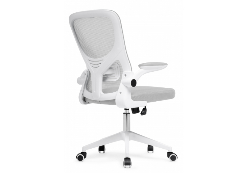 Офисное кресло Konfi light gray / white (60x66x102)