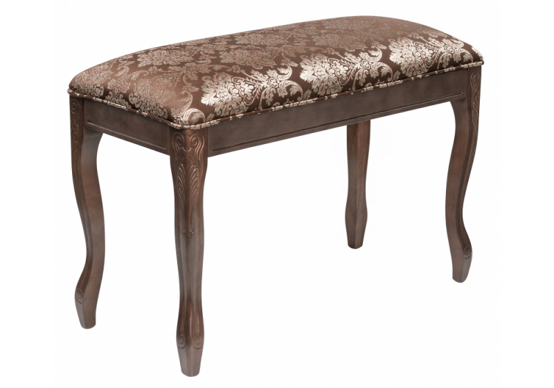 Банкетка  Валентино орех / шоколад (74x35x51). 