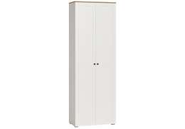 Шкафы Опра 16.307 белый PE шагрень / дуб золотой craft (80x41,8x229,8)