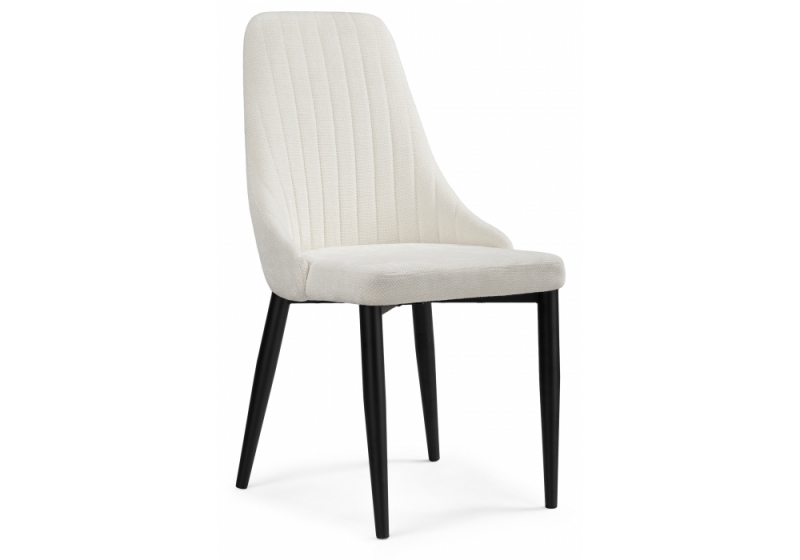 Стул на металлокаркасе Kora white / black (47x57x89). 