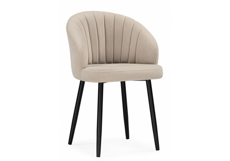 Стул на металлокаркасе Бэнбу marseille 13 / черный (54x50x76). 