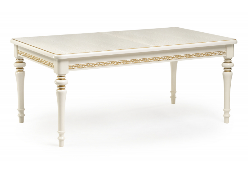 Стол деревянный Маранта прямоугольный слоновая кость (105x78). 