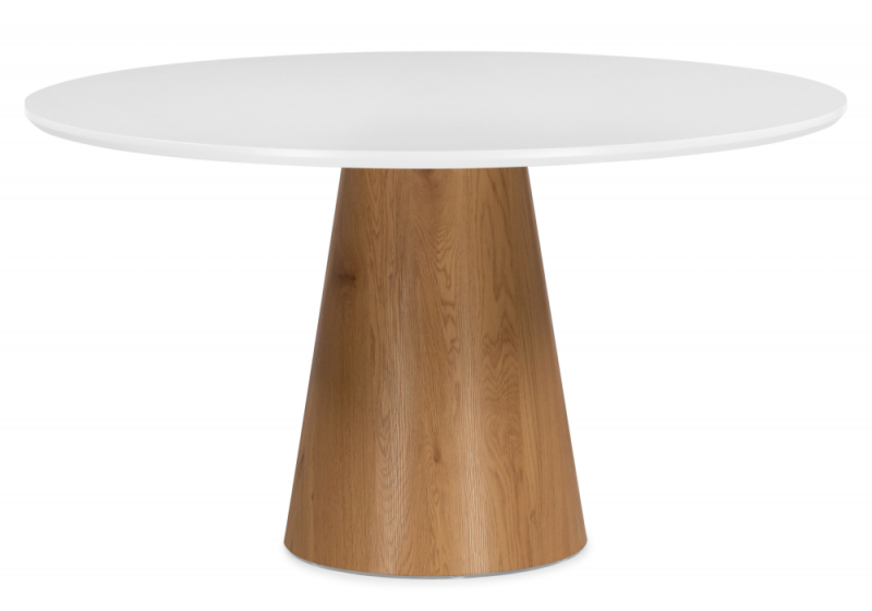 Стол деревянный Huge 120х75 white / brown (120x75). 